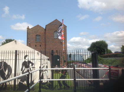 Black Country flag flies over the Titford Pumphouse